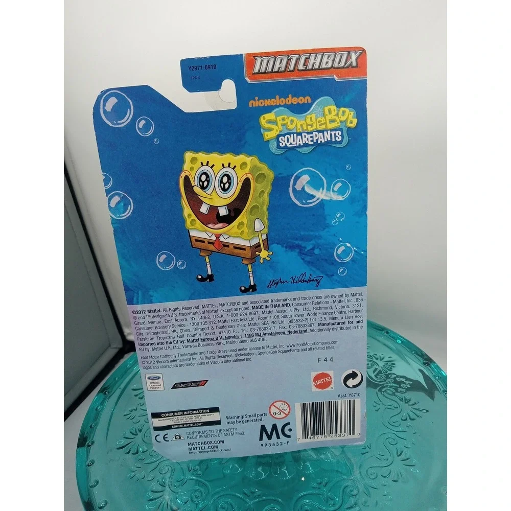 Matchbox 2012 3-pack Spongebob Squarepants Collectible Vehicle Set NIP